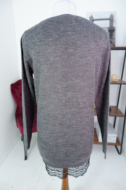 Платье ONLY повседневное с ажурной вставкой 46 размер