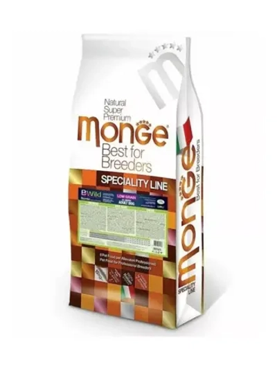 Monge (Монж Дог) Dog PFB BWild LOW GRAIN All Breeds (холистик) низкозерновой сухой корм из мяса дикого кабана для взрослых собак всех пород 15 кг.