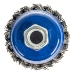 Кордщетка чашеобразная 75 мм М14 для УШМ проволока сталь витая ПРАКТИКА