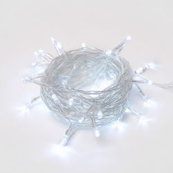 ULD-S0500-050-DTA WHITE IP20 Гирлянда светодиодная с контроллером. 5м. 50 светодиодов. Белый свет. Провод прозрачный. ТМ Uniel