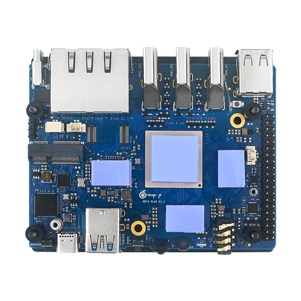 Металлический корпус для Orange Pi 5 Plus с вентилятором