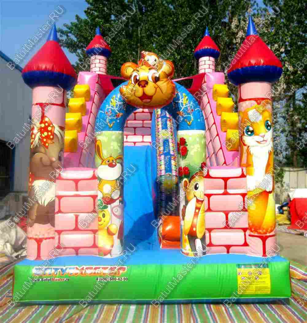 Надувной батут "Веселый замок"