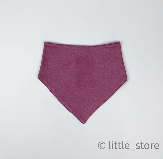 Нагрудник хлопковый "Basic" Ягодный