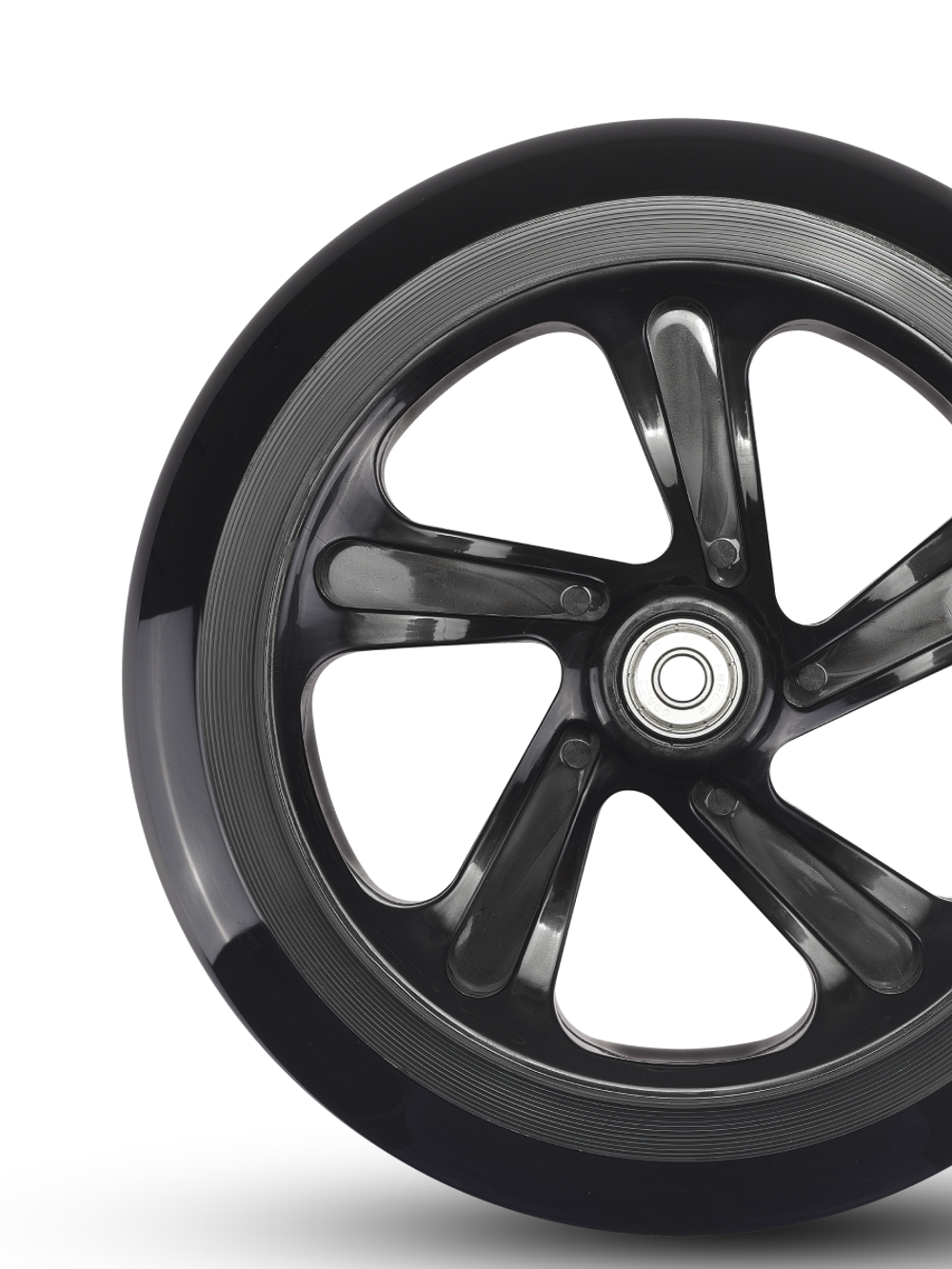 Колесо 200 мм черное (блистер)