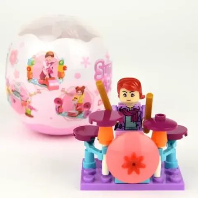 Игрушки в капсуле 75 мм Конструкторы «Пляжная вечеринка» 12 шт