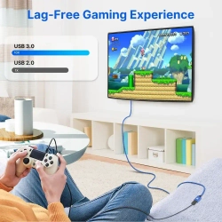 Кабель удлинитель USB 2.0 Aioneus (10м)/ для мобильный телефон, PS3, PS4, клавиатура, принтер, компьютер, телевизор