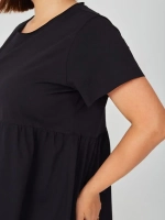 Футболка с баской оверсайз