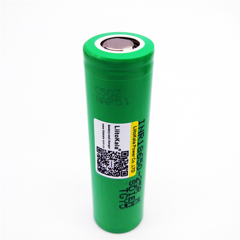 Аккумулятор LiitoKala NCR18650B Li-Ion 3400mAh зеленый