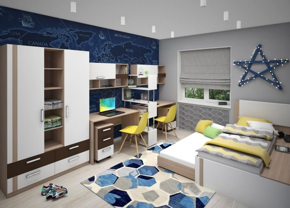 Кровать односпальная 80х200 с бельевым ящиком Ясень шимо светлый/Белый/Арабика