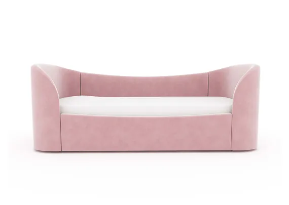 Диван-кровать KIDI Soft 90*200 см антивандальная ткань (розовый)