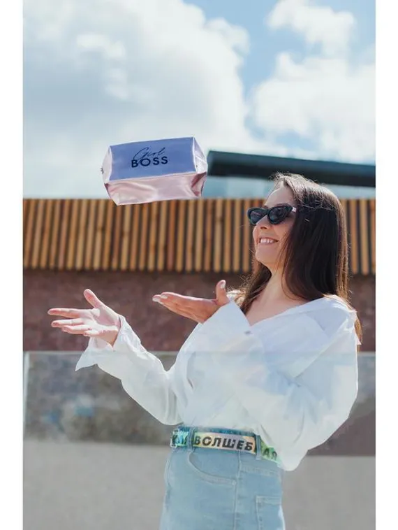 Ремень женский из зеркальной кожи &quot;Вся такая волшебная&quot;