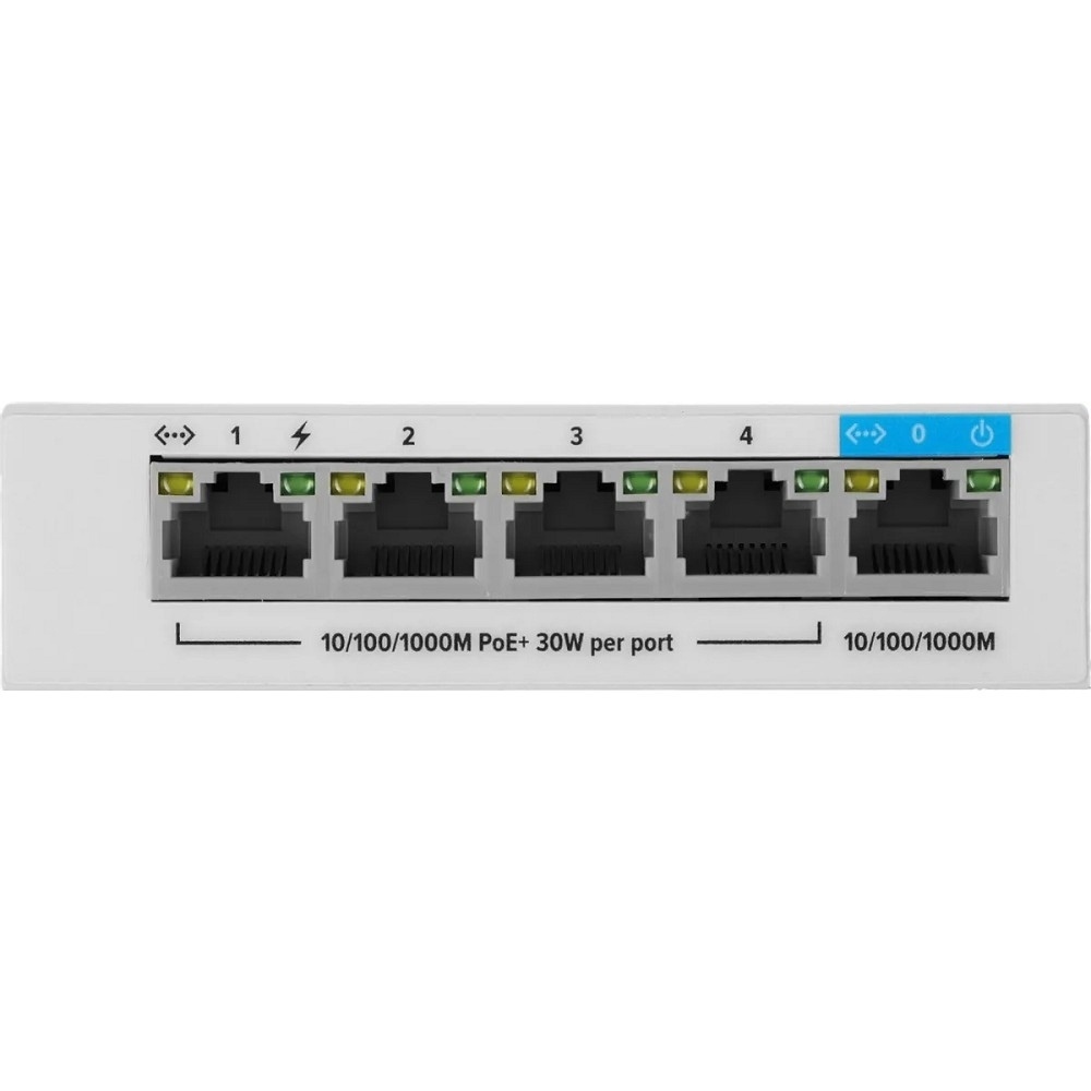 Keenetic POE+ SWITCH 5 (KN-4610) 5-портовый гигабитный коммутатор с 4 портами PoE+ и бюджетом мощности 60 Вт