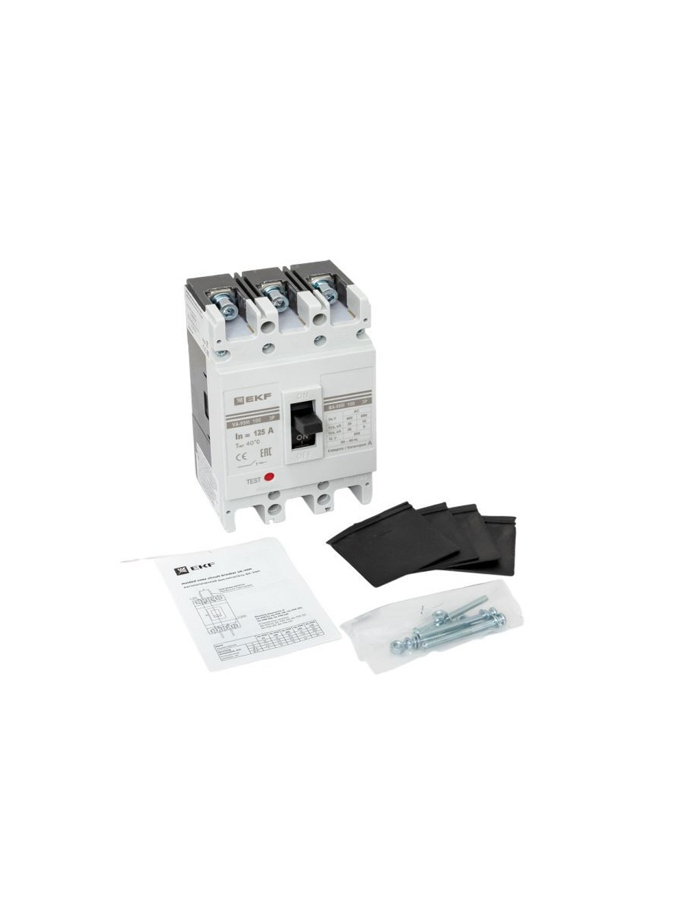Выключатель автоматический 3п 100/125А 35кА ВА-99М PROxima EKF mccb99-100-125m