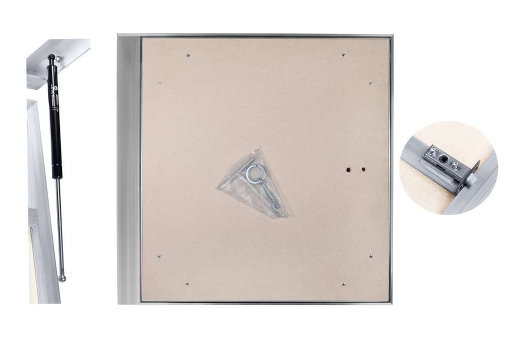 Люк напольный Периметр 1000х1100 Коробом (с амортизаторами)