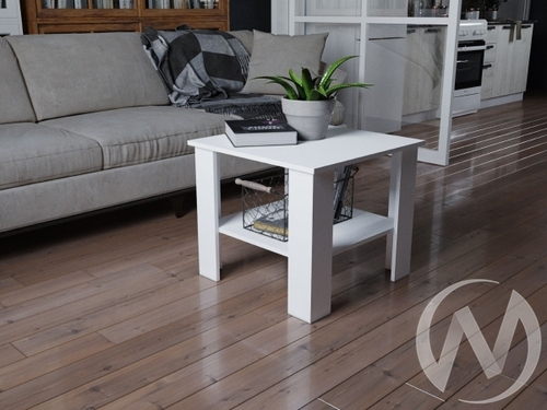 Стол журнальный Консул-9 (белый)