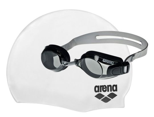 Набор для плавания очки и шапка Arena POOL SET