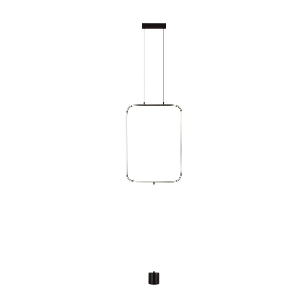 7022/27FLA HIGHTECH ODL25 283 Напольный светильник черный/металл/акрил IP20 LED 3000K 220V TEO