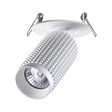 Встраиваемый точечный светильник 370749 белый Mais Novotech