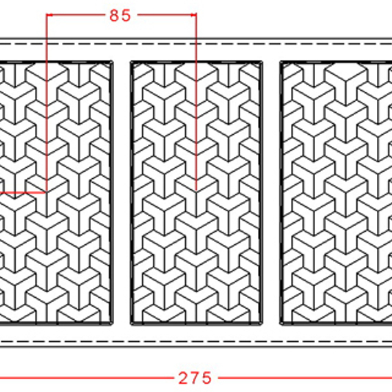 744 | Форма для шоколадных изделий (275*175мм)