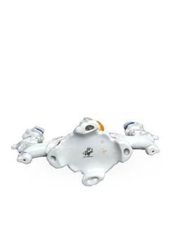 Фарфоровый подсвечник "Ангел Путти" Arpo, Румыния