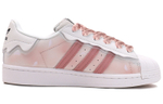 【Customized sneakers】 adidas originals Superstar sakura girl Heart cream low-top sneakers women's pink and white