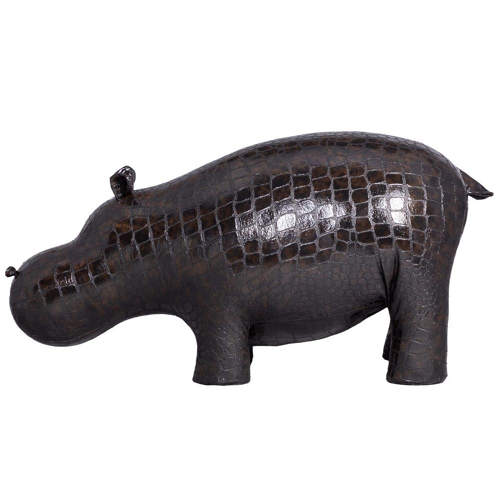 Банкетка Пуф Бегемот малый Темно-коричневый