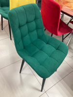 Стул Президент Зеленый софт