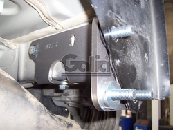 Фаркоп оцинкованный Galia H069A для Hyundai Santa Fe 2006-2012, Kia Sorento 2009-2012(паспорт и сертификат в комплекте)(без электрики)