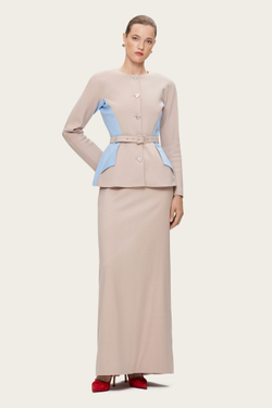 Бежевая юбка-макси "Симона 2"
