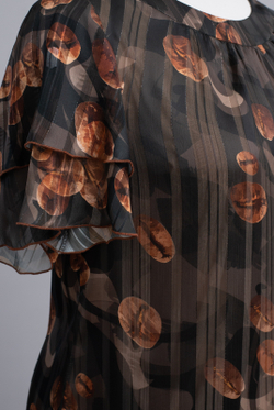 Блузка женская 3692ЛП, Кофе #284Кофе093692ЛП