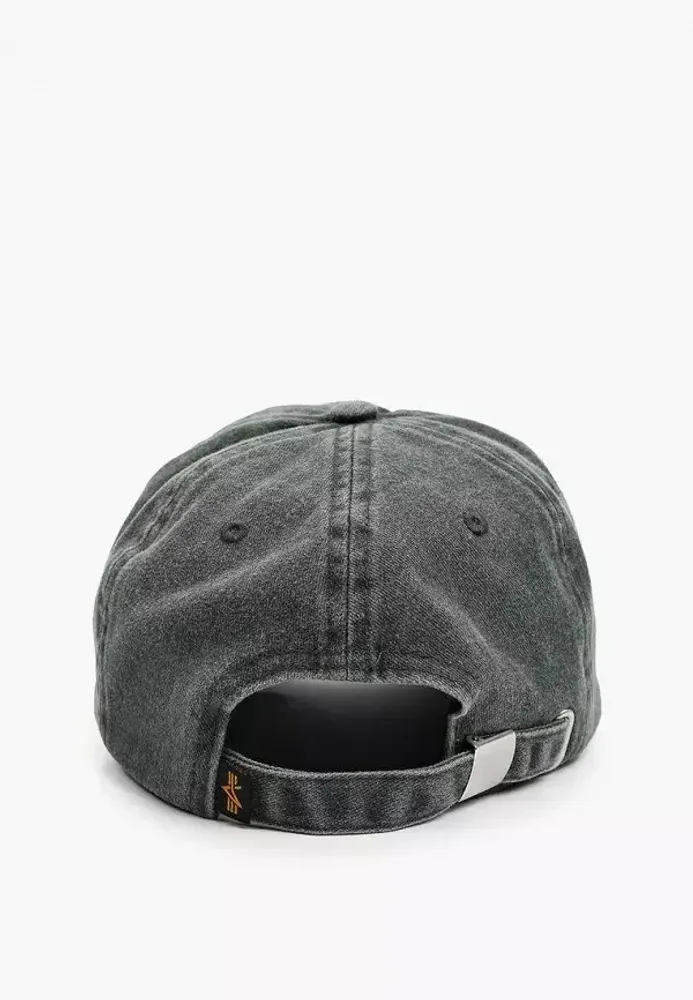 Бейсболка Alpha Industries Battlewash Cap Зеленая