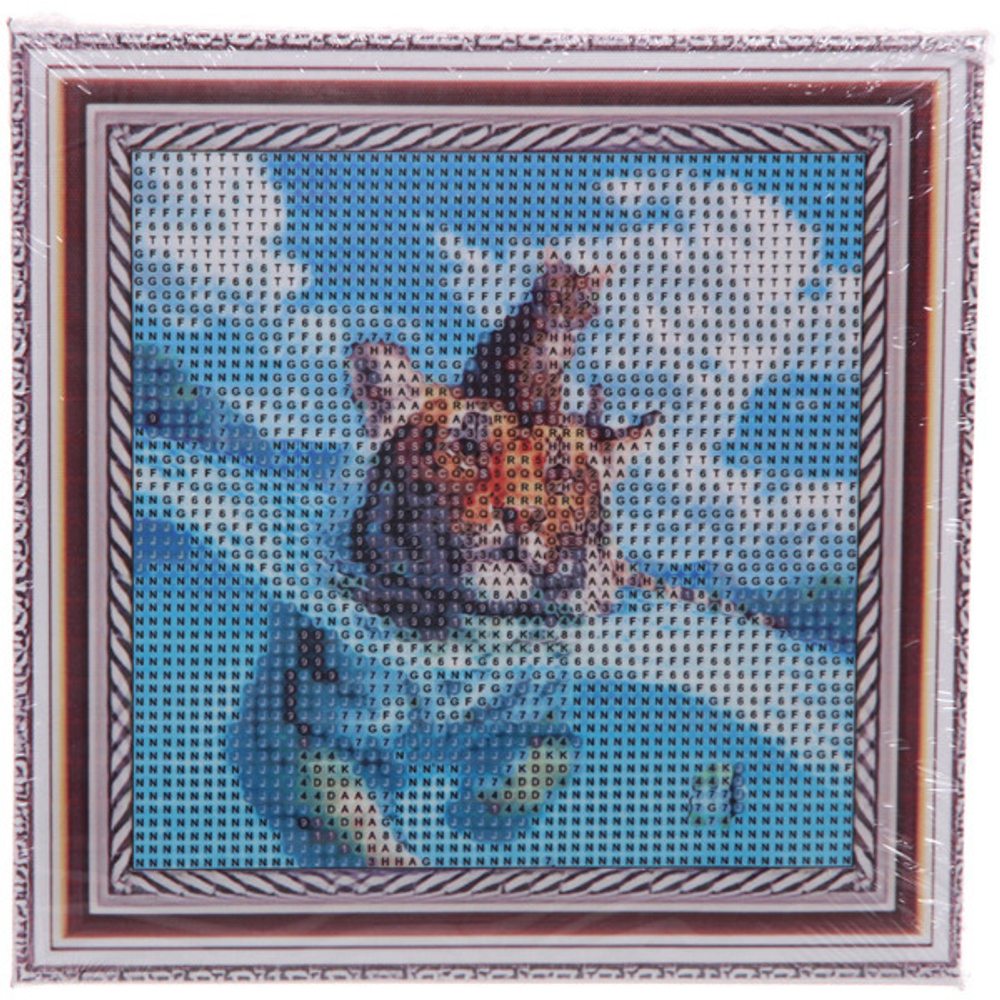 Алмазная мозаика на подрамнике с полным заполнением «МИР ЯРКИХ КРАСОК», морское приключение, 20*20см