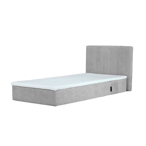 Бескаркасная кровать с матрасом BuySunny (велюр)