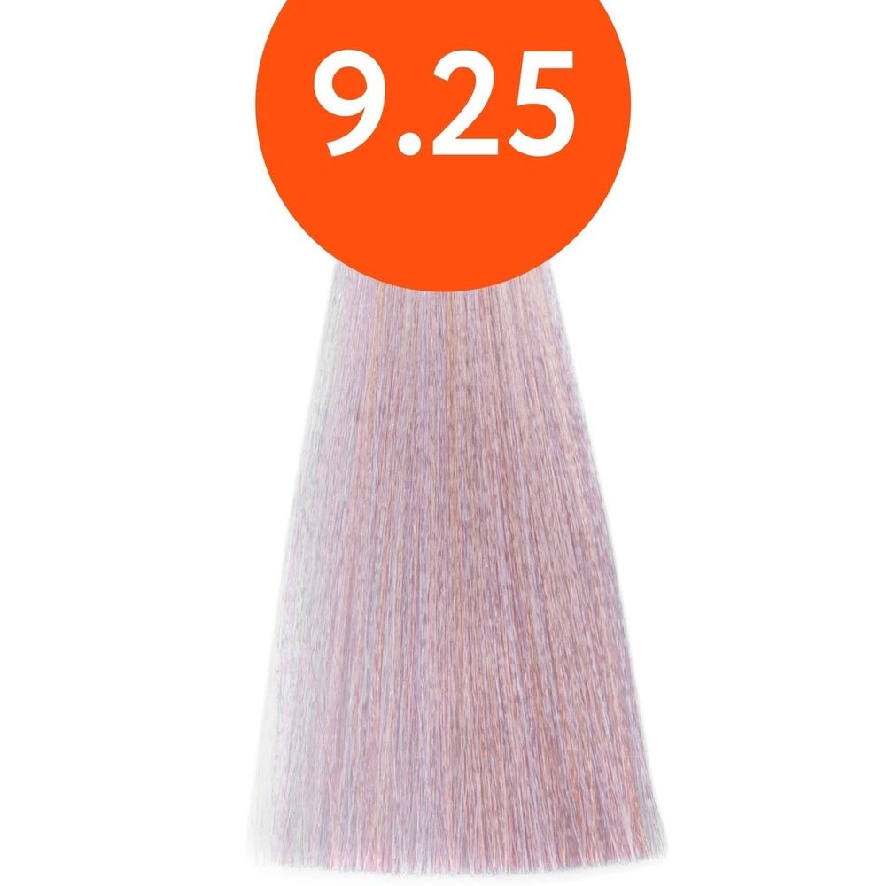 Стойкая крем краска для волос Ollin N-Joy Color Cream 100 мл, 9\25 блондин фиолетово-махагоновый