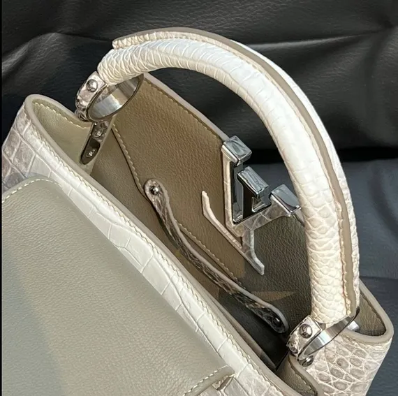 Сумка Louis Vuitton Capucines Mini белый
