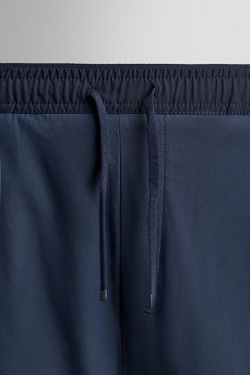 ZARA БАЗОВЫЕ СПОРТИВНЫЕ ШОРТЫ 2 В 1, МОРСКОЙ СИНИЙ