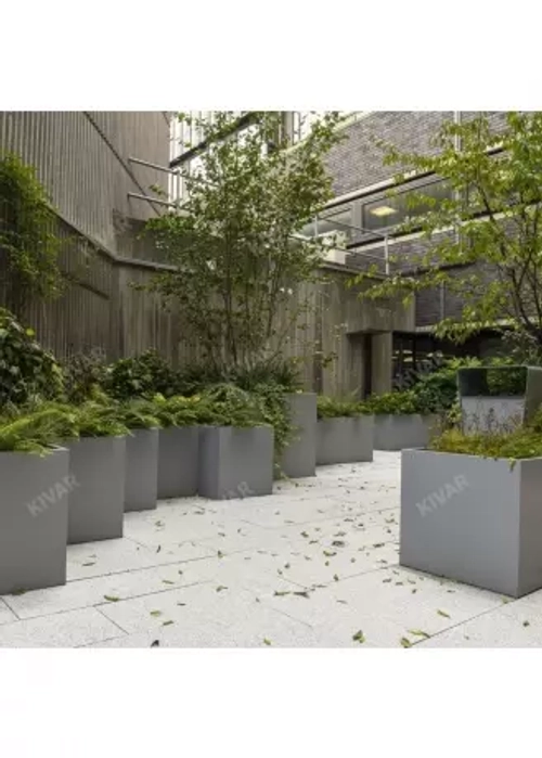 Цветочница квадратная из металла