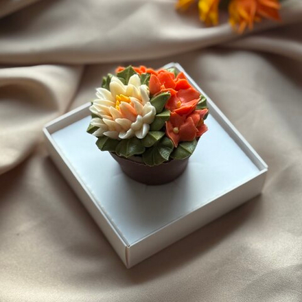 Шоколадный горшочек «Осенний морковный пряный десерт»