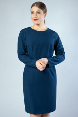 Платье женское Mila Bezgerts 857за, цвет василёк, размер 44-164