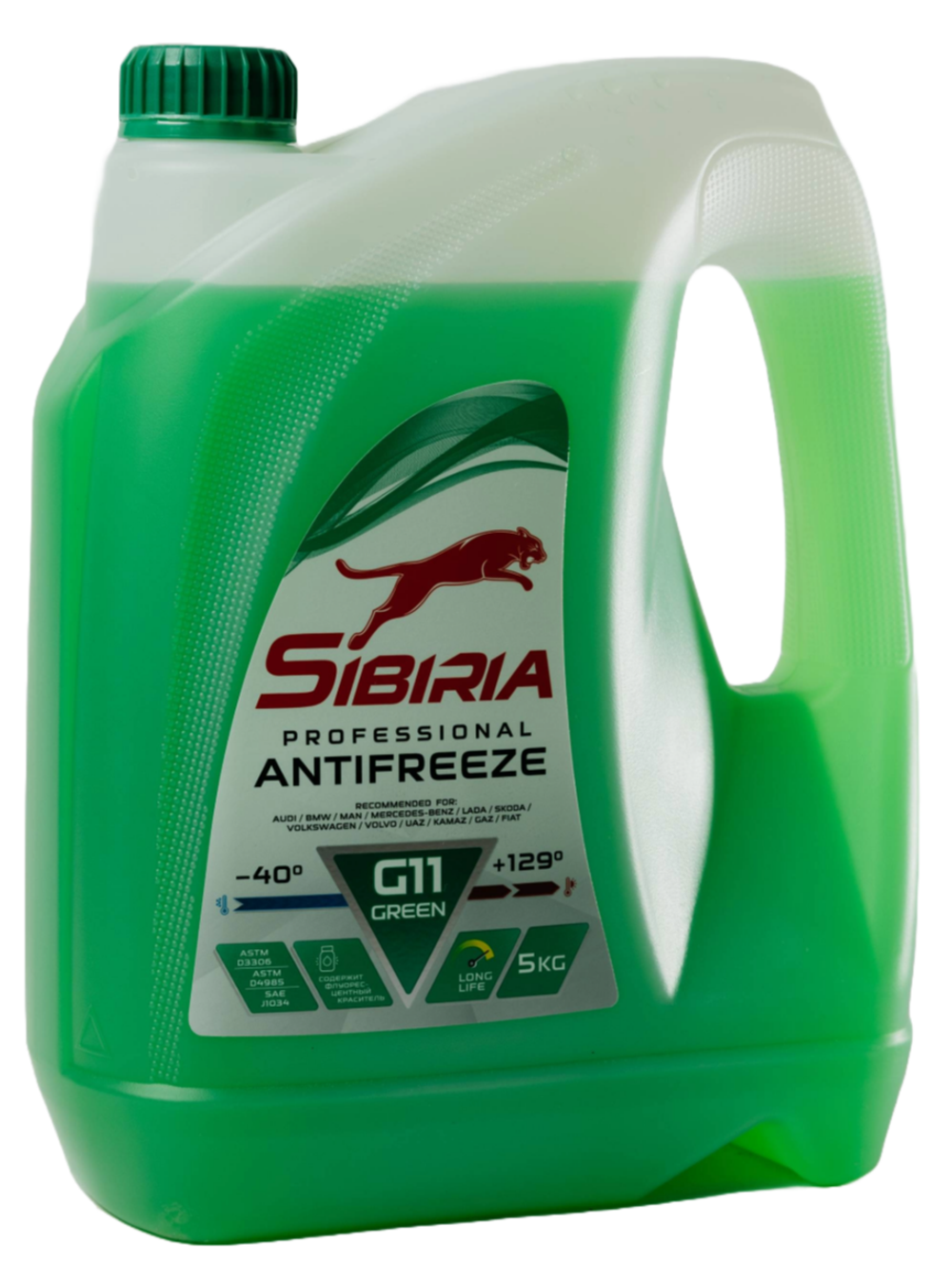 Антифриз Sibiria-40 зеленый 5л