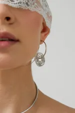 Подвеска Кружево круг