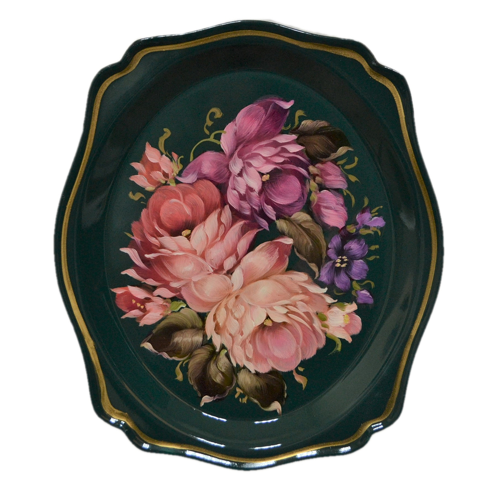 Zhostovo metal tray A3D260924150