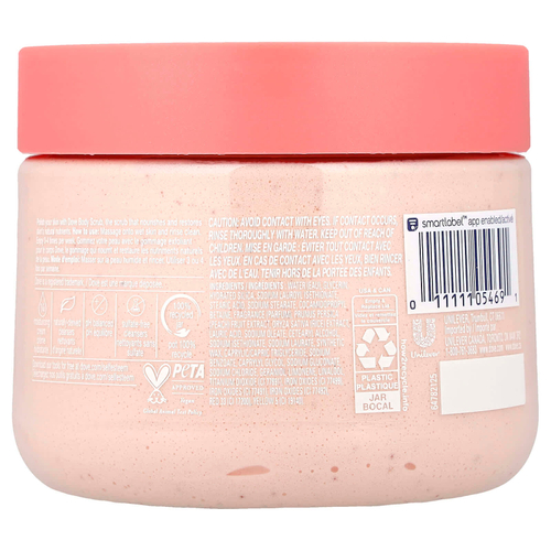 Dove, скраб для тела, белый персик и измельченный рис, 425 г (15 унций)