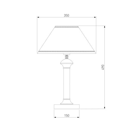 60019/1 / настольный светильник / мрамор