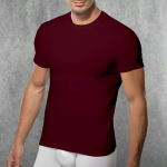 Футболка по фигуре из модально-хлопковой ткани Doreanse Modal Basic (Размер: S) (Цвет: бордовый)