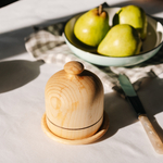 Масленка из дерева Сибирский Кедр для сливочного масла MS9