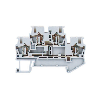 Пружинная клеммная колодка на DIN-рейку EXSER 333-JSTTB-2.5-PV