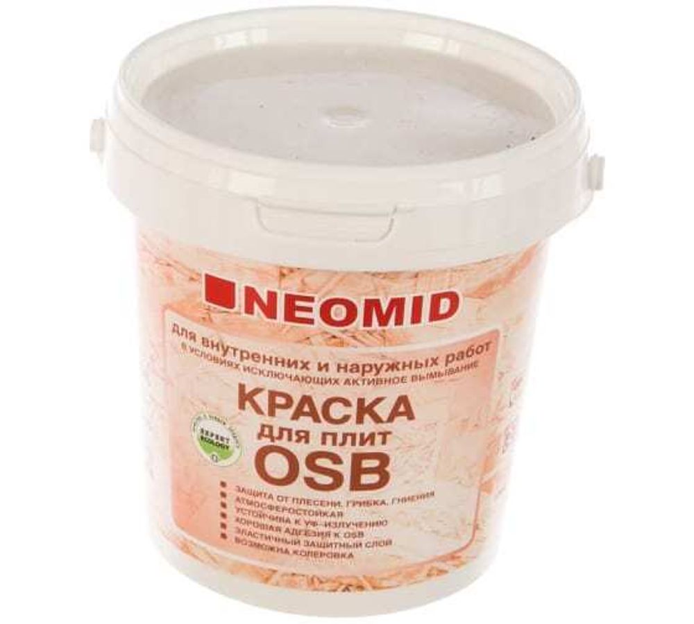 Неомид краска для плит OSB для внутренних и наружных работ  1 кг