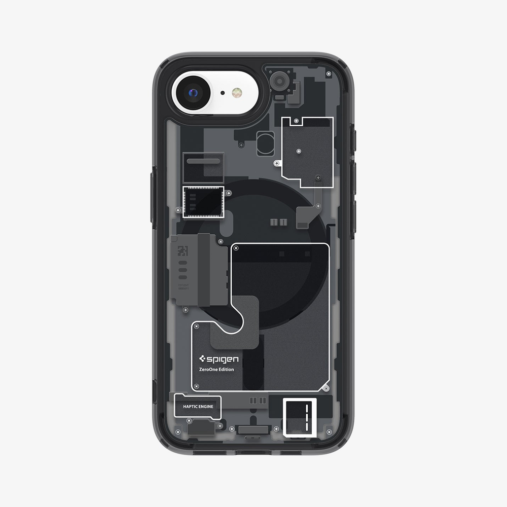 Чехол Spigen ULTRA HYBRID MAG Magsafe iPhone 16E ZERO ONE BLACK