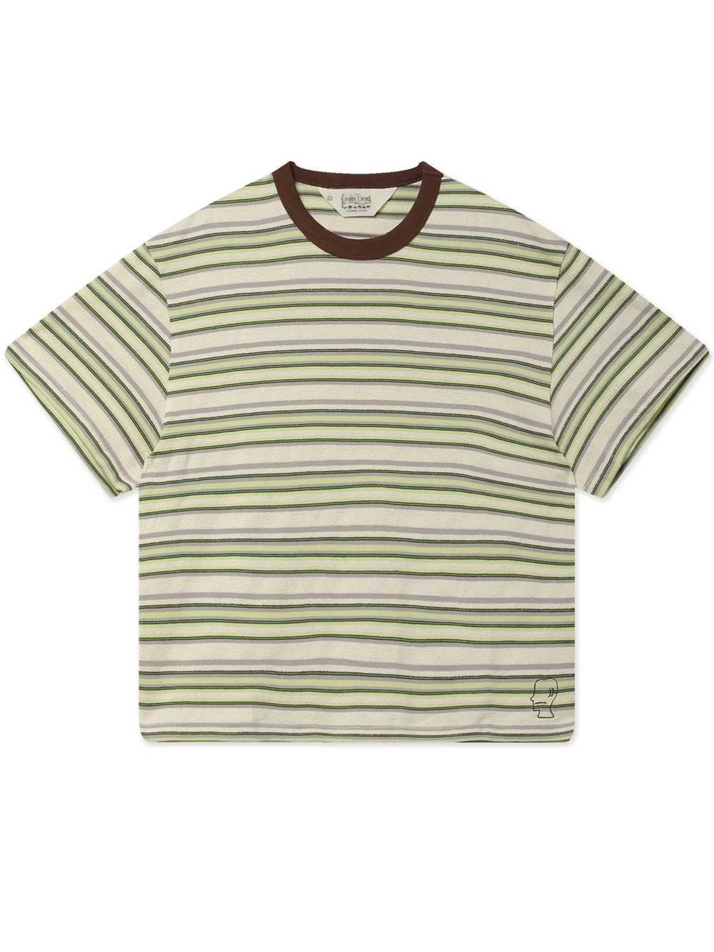 Мужская Футболка Looped Stripe